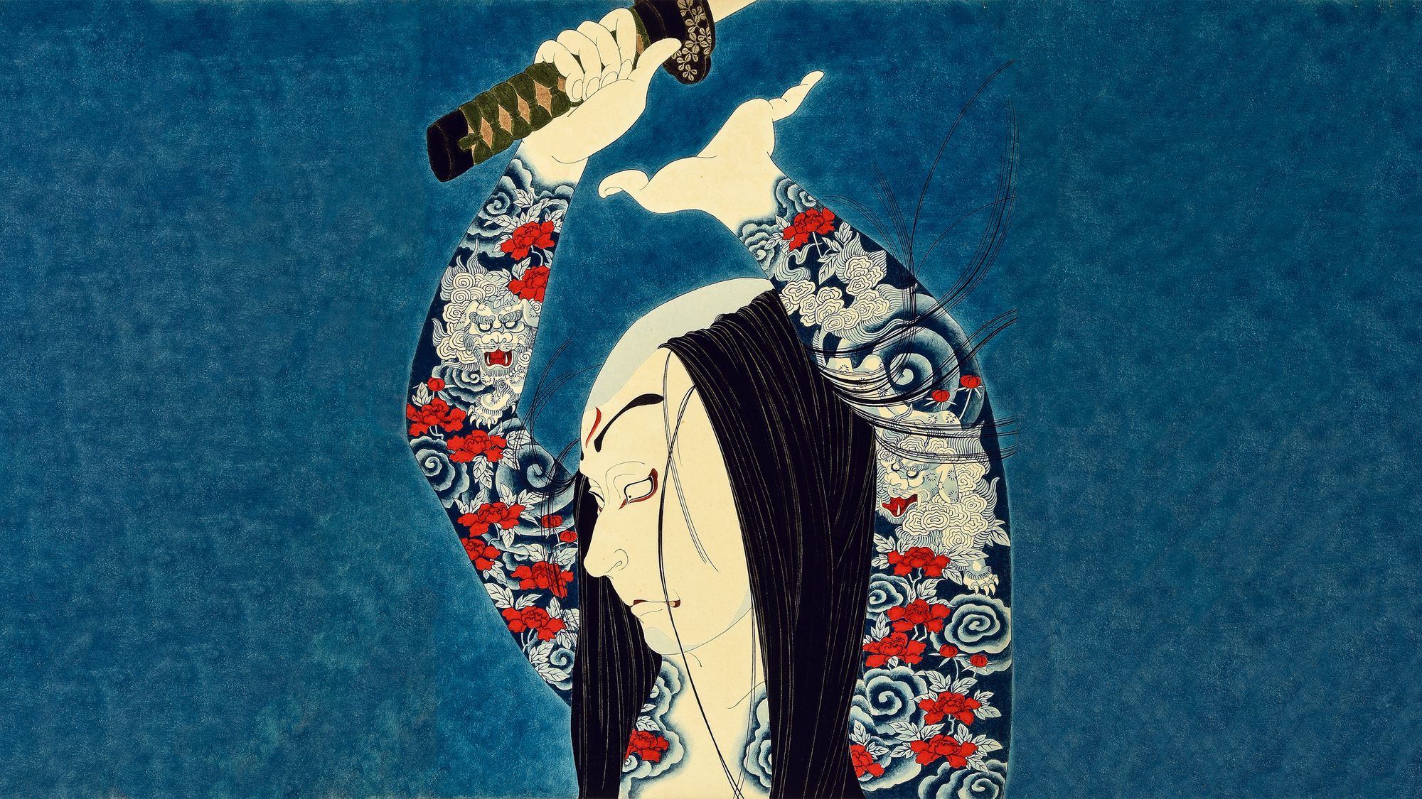 原画 刺青の侍